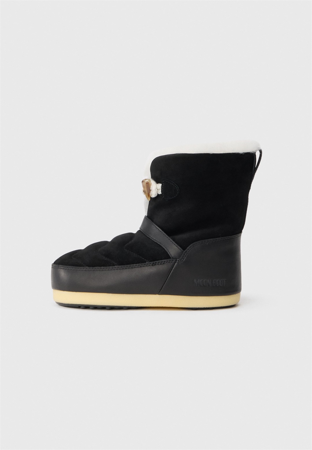 Moon Boot IGLOO - Snowboot/Winterstiefel - black/natural/schwarz