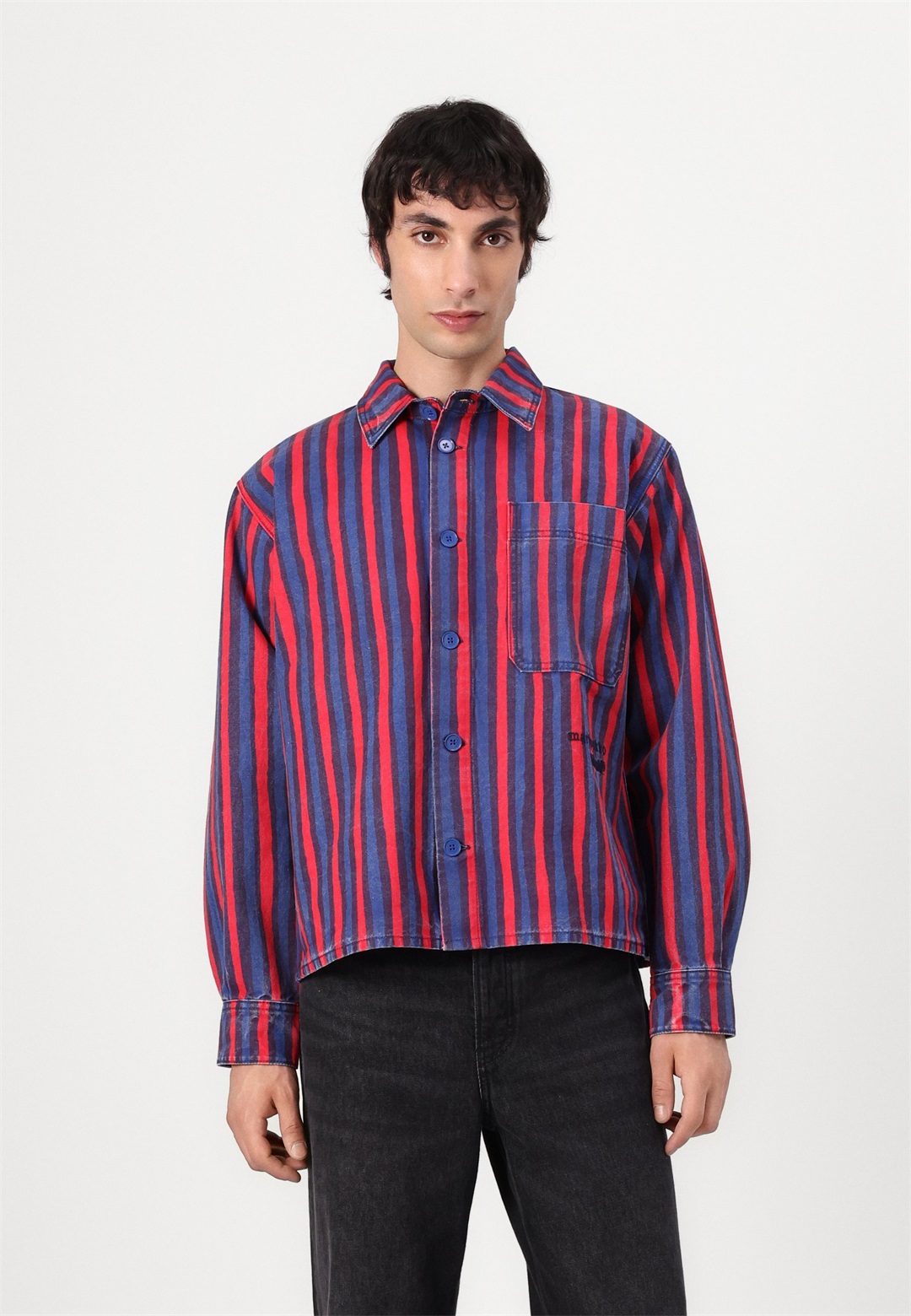 Marimekko SUURE PICCOLO UNISEX - Hemdbluse - red/blue/mehrfarbig