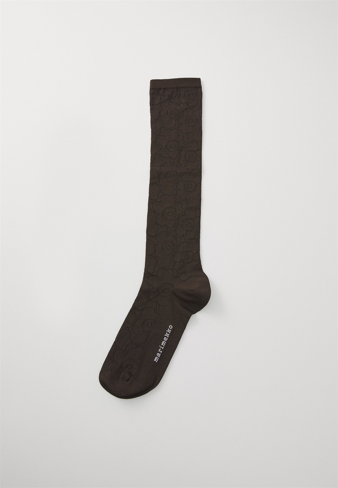 Marimekko MAALAUS PIIRTO UNIKKO UNISEX - Kniestrümpfe - brown/black/braun