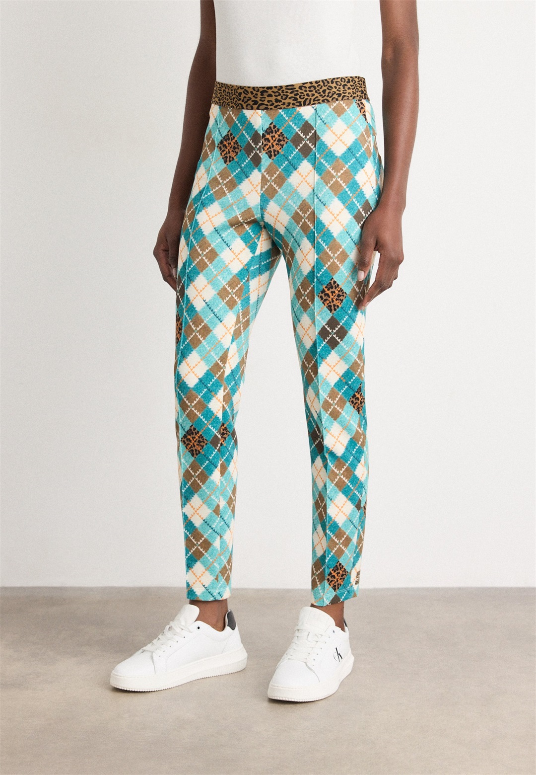 Marc Cain Stoffhose - soft teal/grün