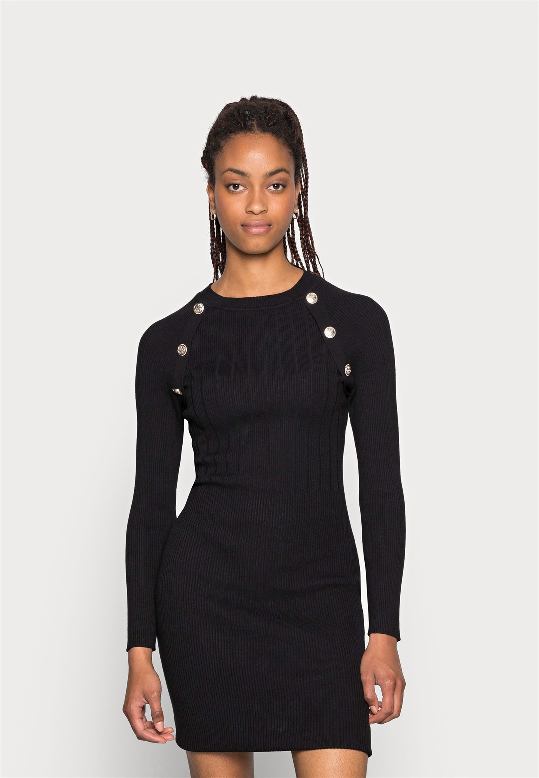 Morgan RMTOUL - Strickkleid - noir/schwarz