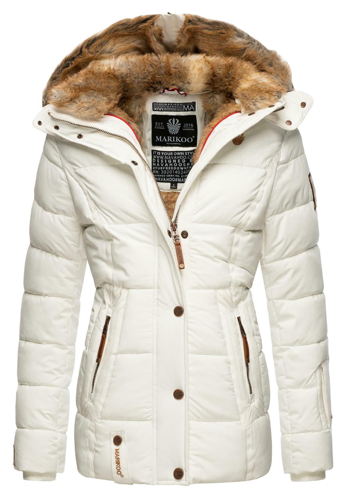 Marikoo NEKOO - Winterjacke - transparent/weiß