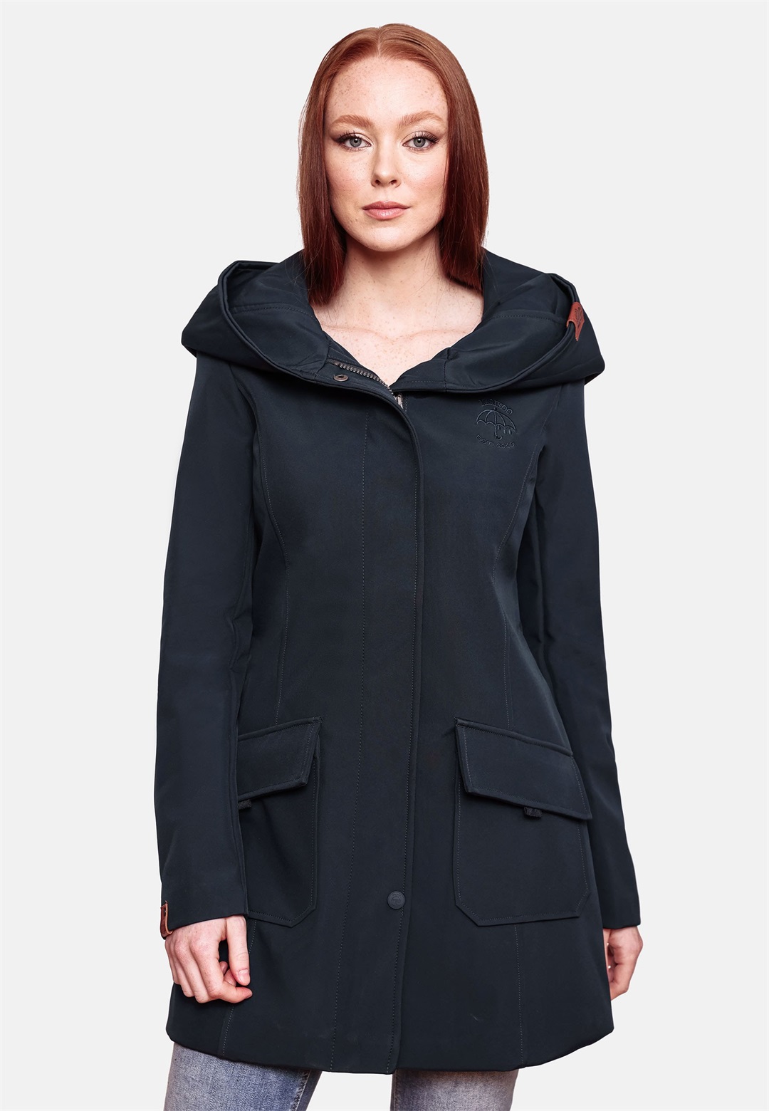 Marikoo MAYLEEN - Regenjacke / wasserabweisende Jacke - blue melange/blau-meliert