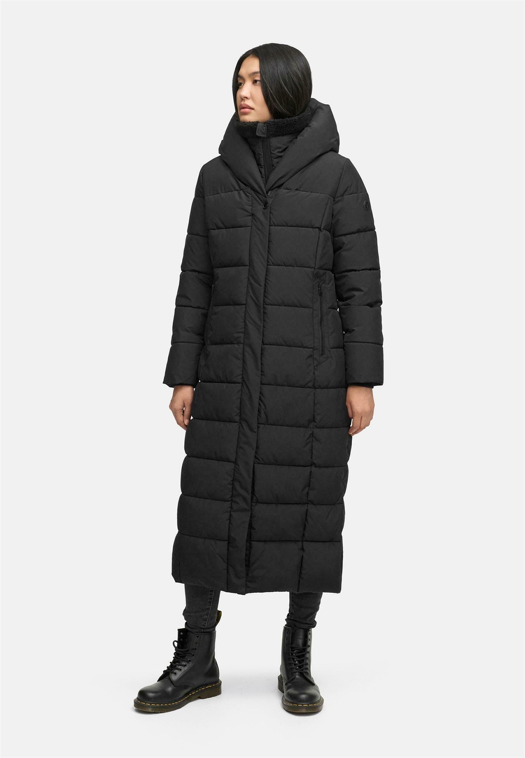 Marikoo PAKORAA - Wintermantel - black/schwarz