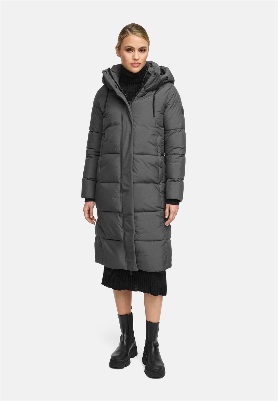 Marikoo STEPP CHUMANII XVI - Wintermantel - dark grey/dunkelgrau