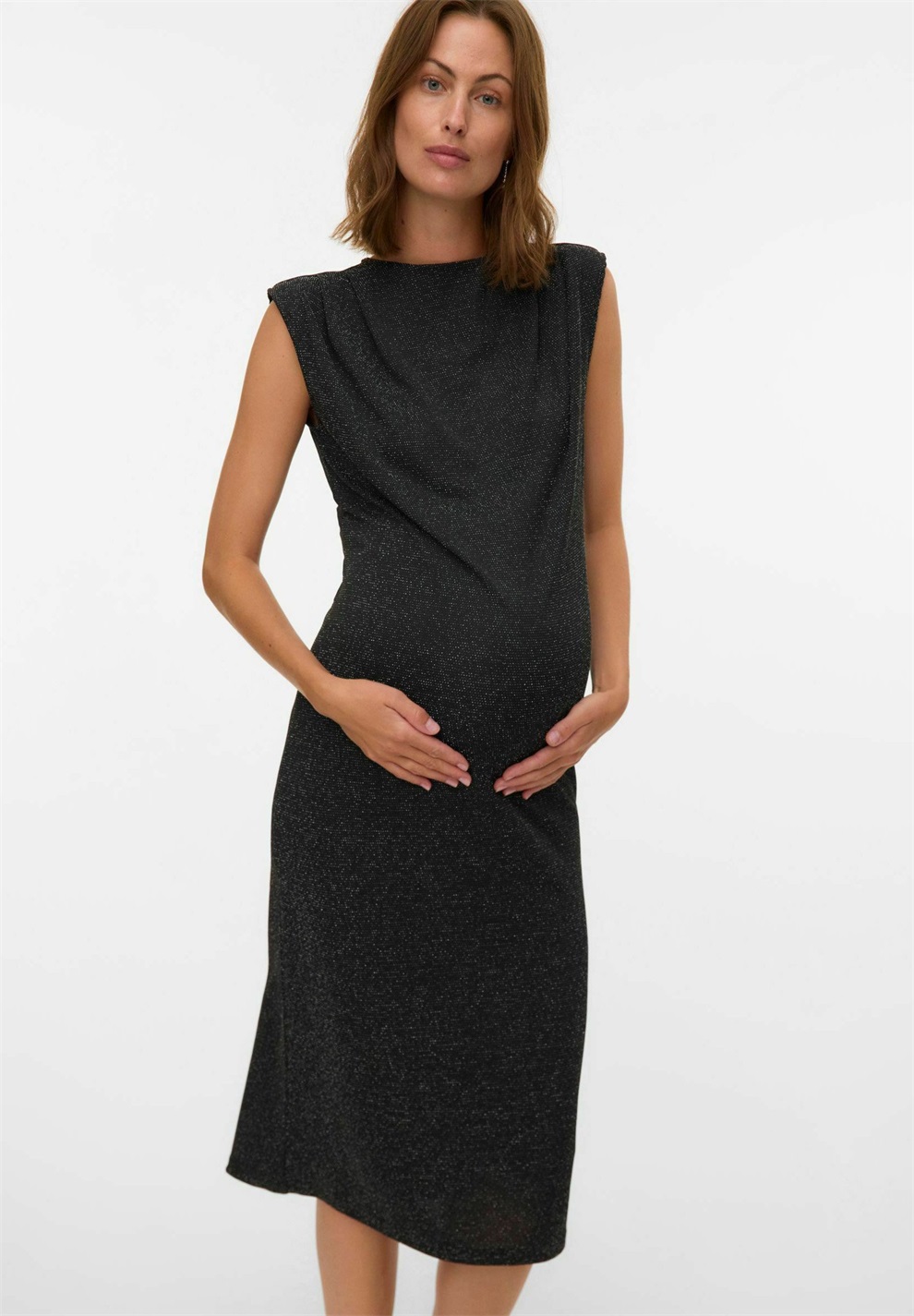 MAMALICIOUS MLMINDY - Freizeitkleid - black/schwarz