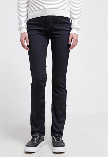 MAC Jeans DREAM - Jeans Straight Leg - rinsed/dark-blue denim