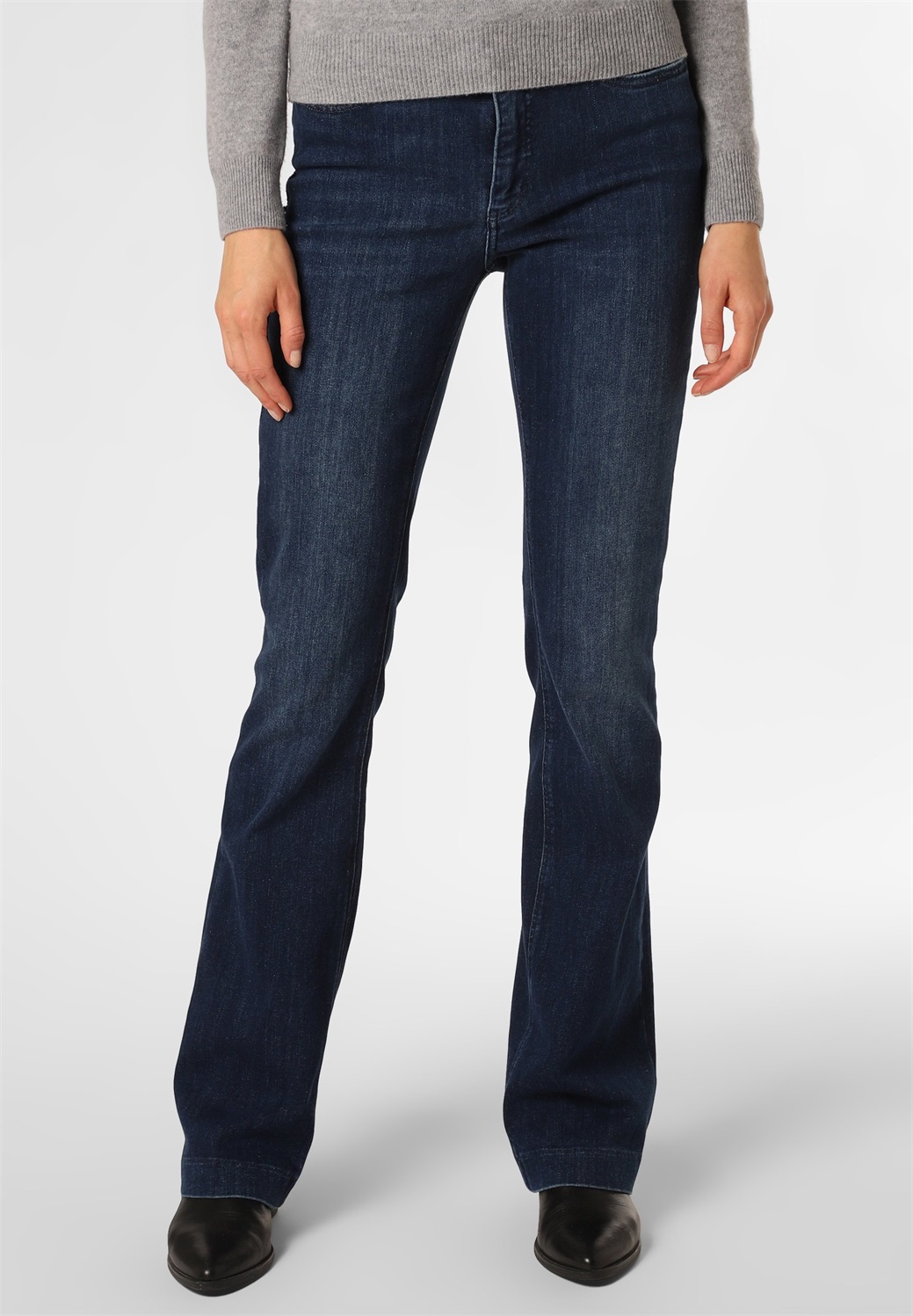 MAC Jeans DREAM - Jeans Bootcut - medium stone/dunkelblau
