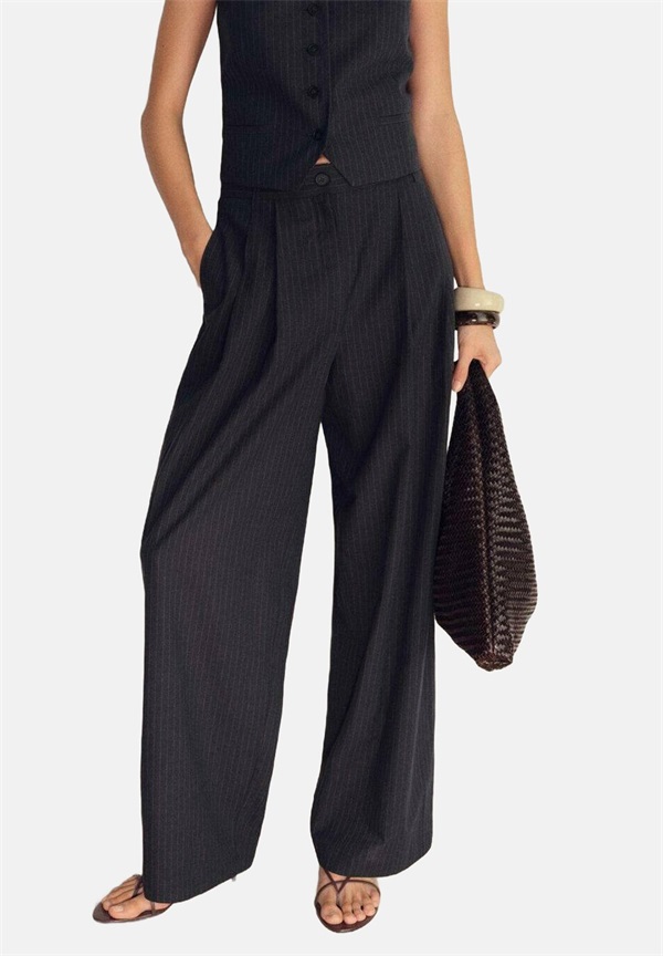 Mango BALI - Stoffhose - blue/blau