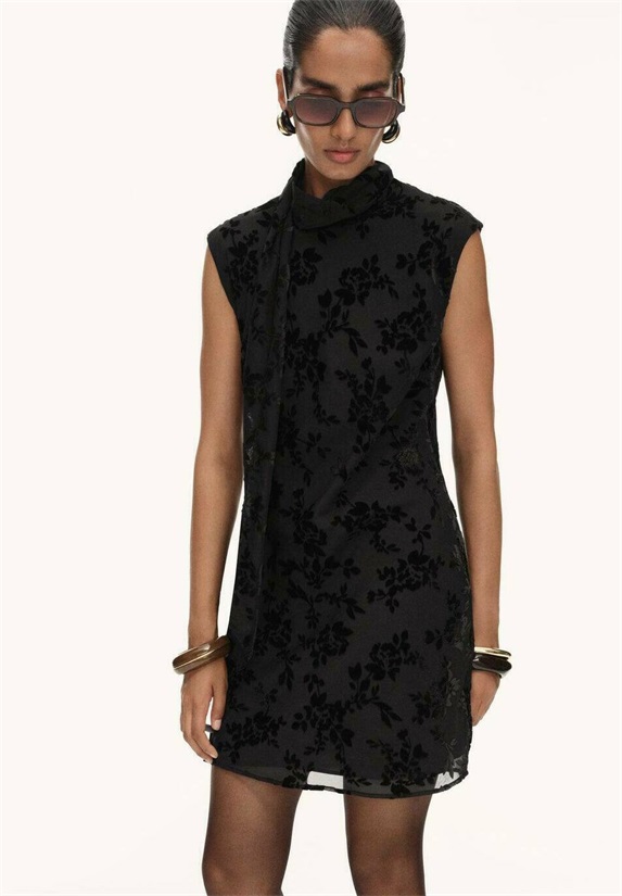 Mango Cocktailkleid/festliches Kleid - black/schwarz