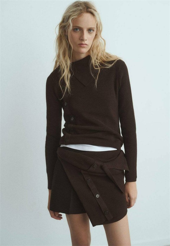 Mango Strickpullover - brown/braun