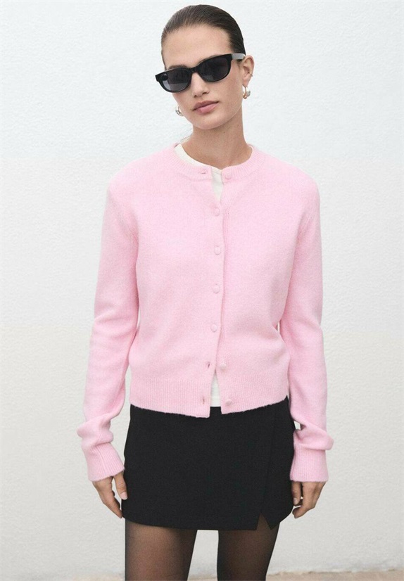 Mango Strickjacke - pink Mango Strickjacke - pink