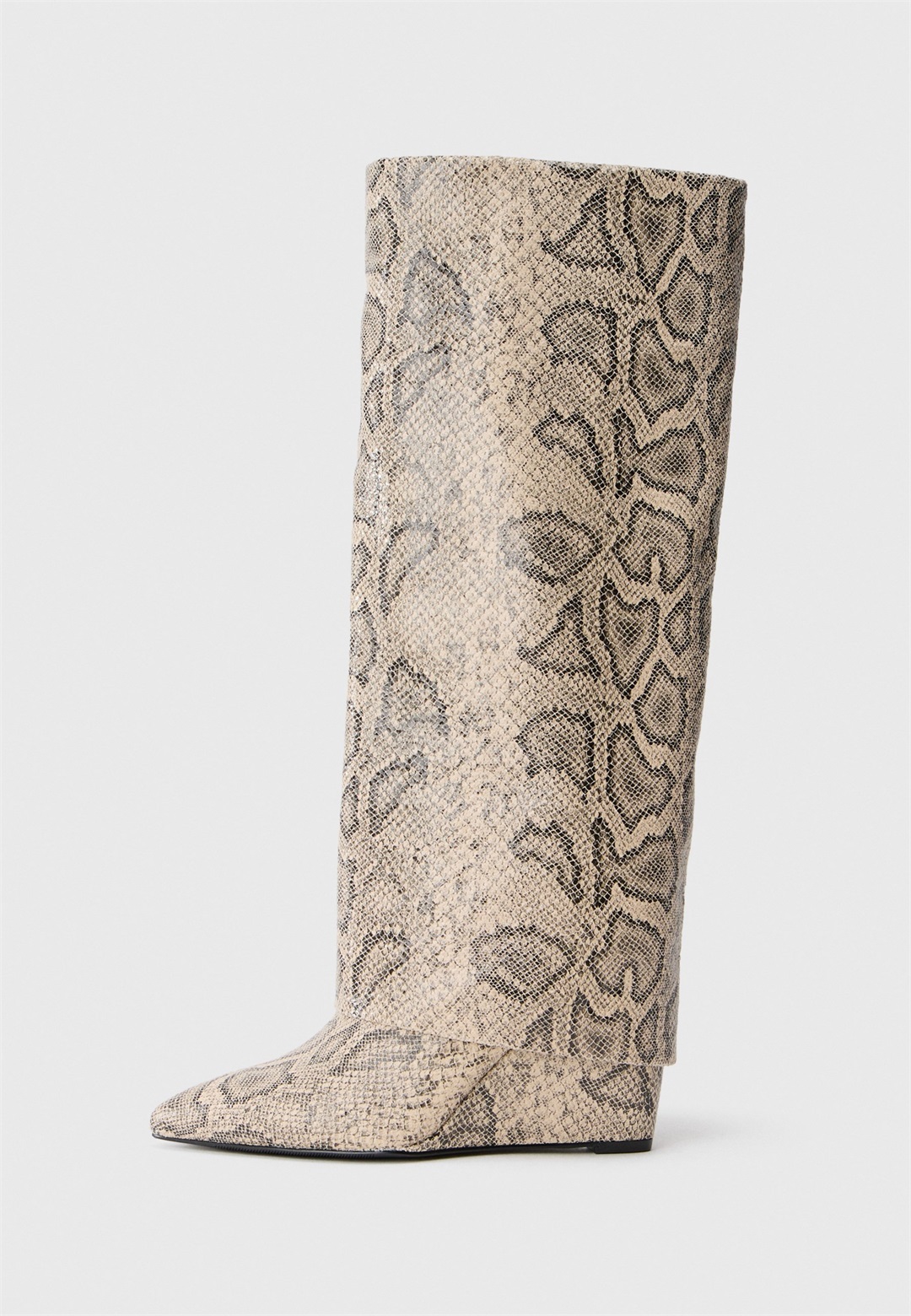 Madden Girl EVANDER - Keilstiefel - beige/black/beige
