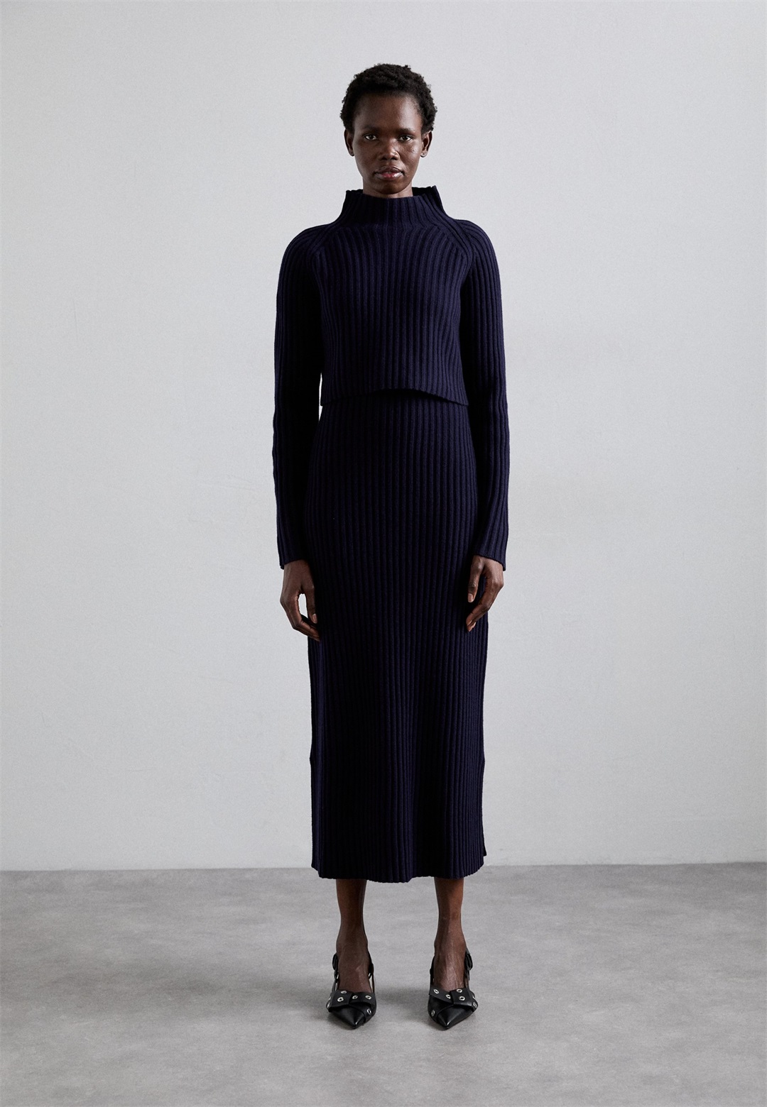 Maje RAGE - Strickpullover - marine/dunkelblau