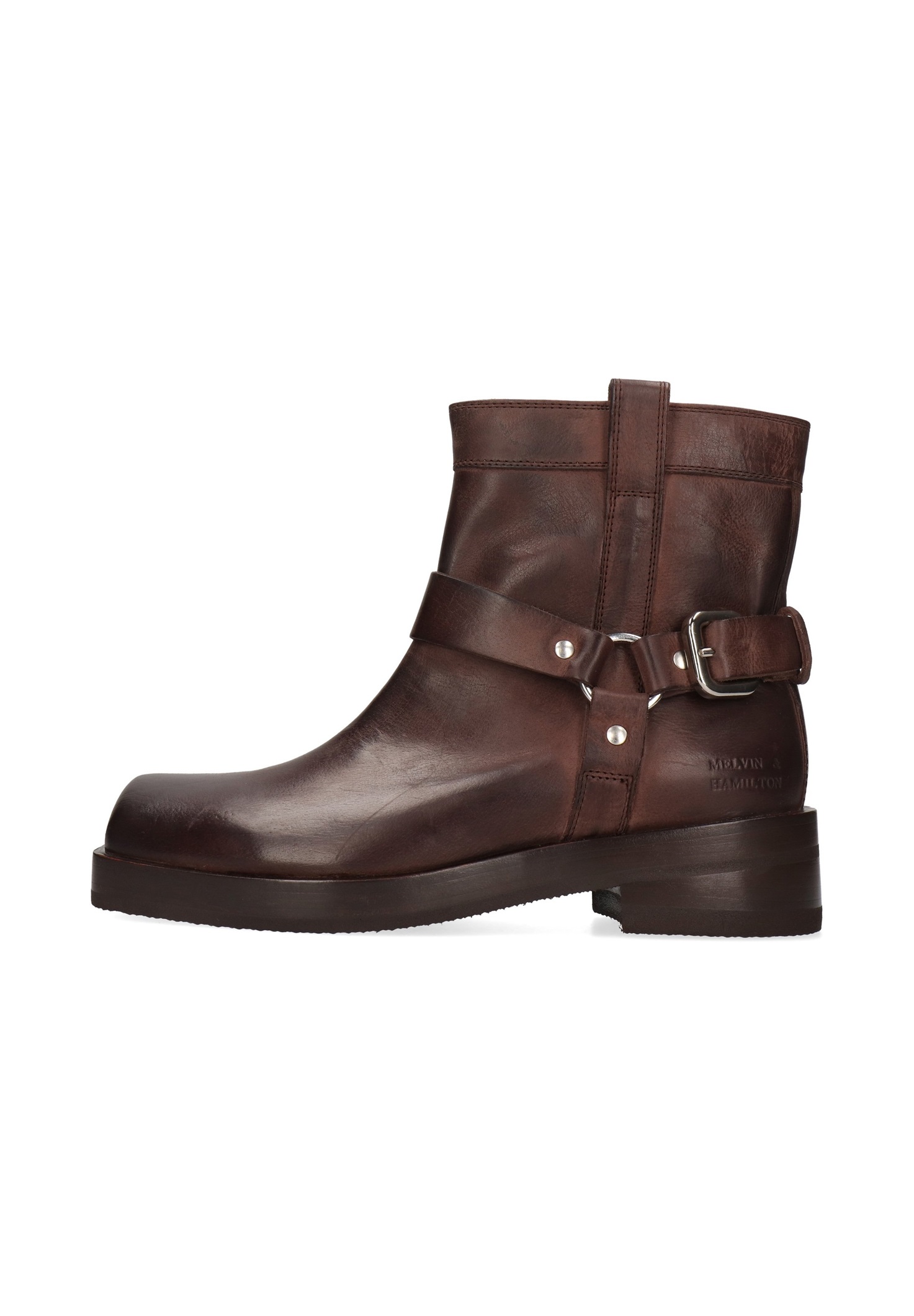 Melvin & Hamilton Cowboy-/Bikerstiefelette - bruin/braun