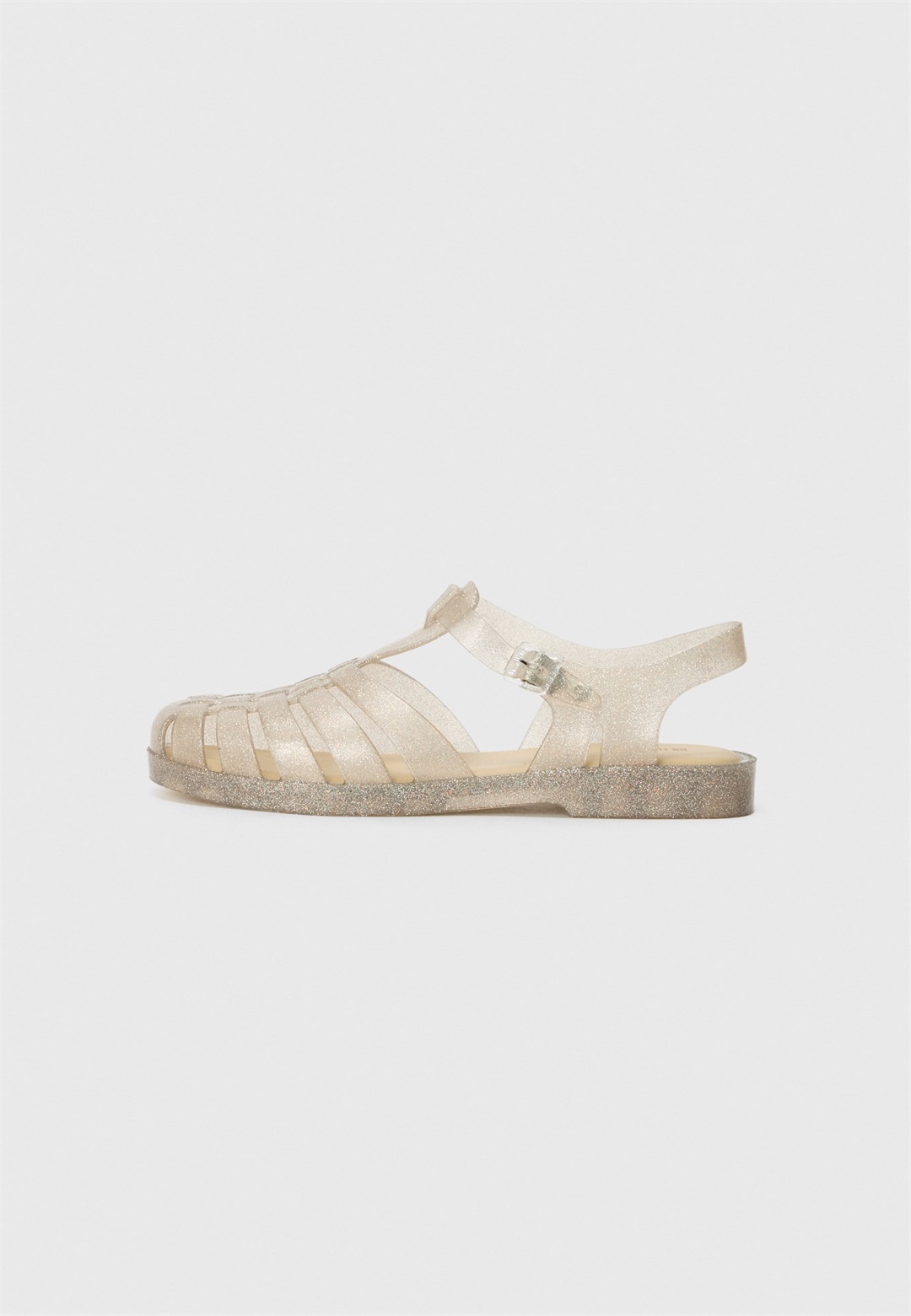 Melissa Riemensandalette - beige/silver-coloured/beige