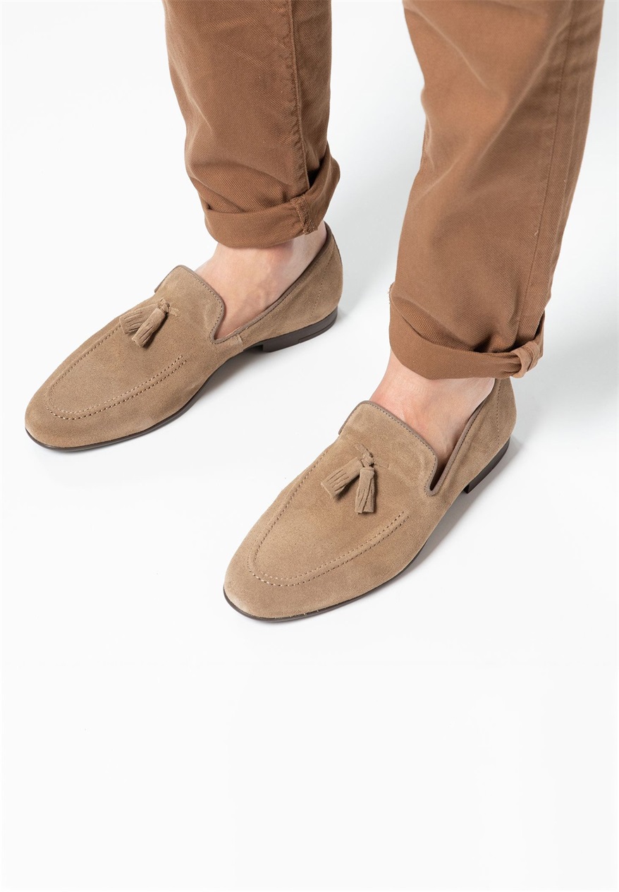 Manfield Mokassin - taupe
