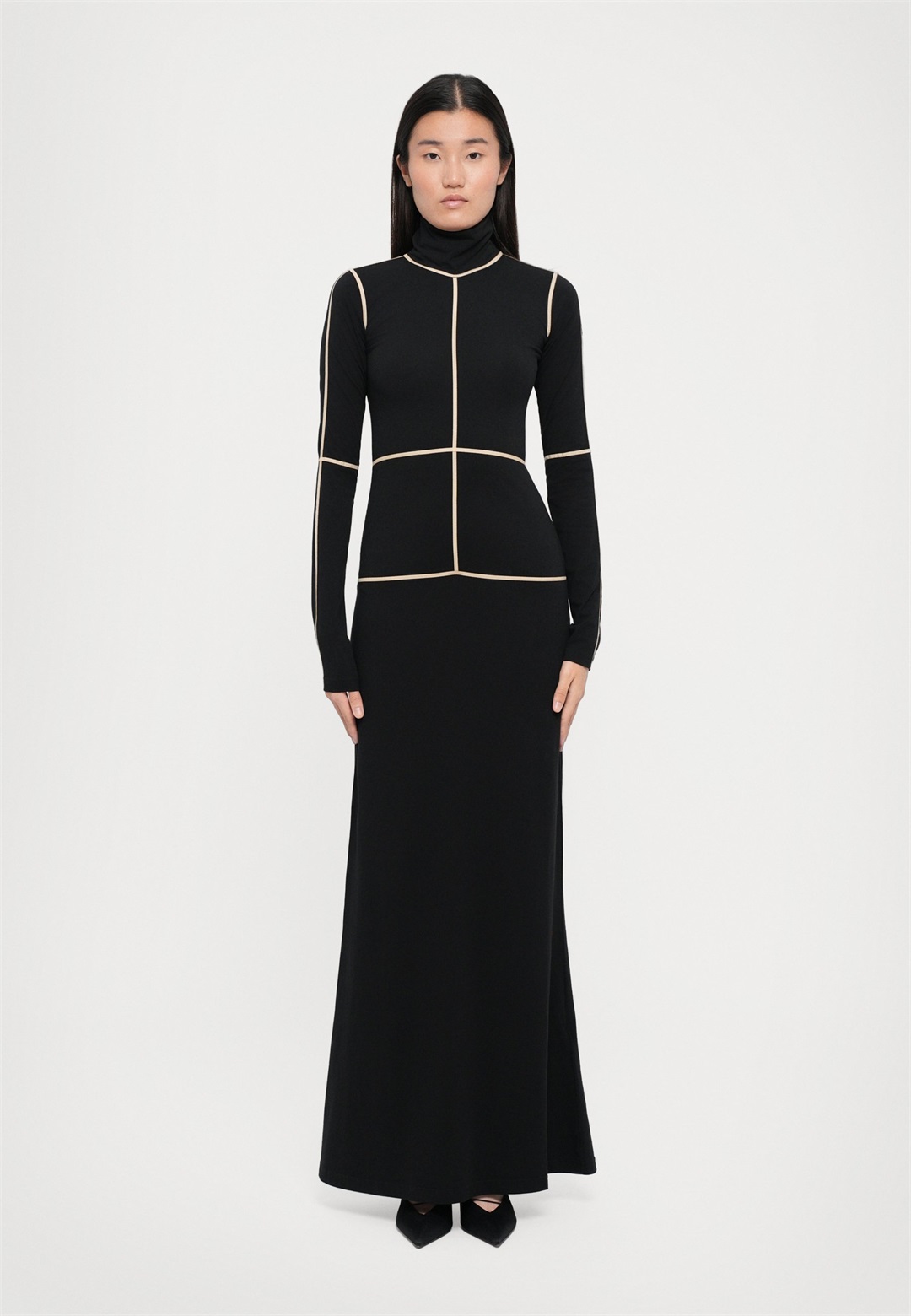 MM6 Maison Margiela MAXI DRESS - Maxikleid - black/schwarz