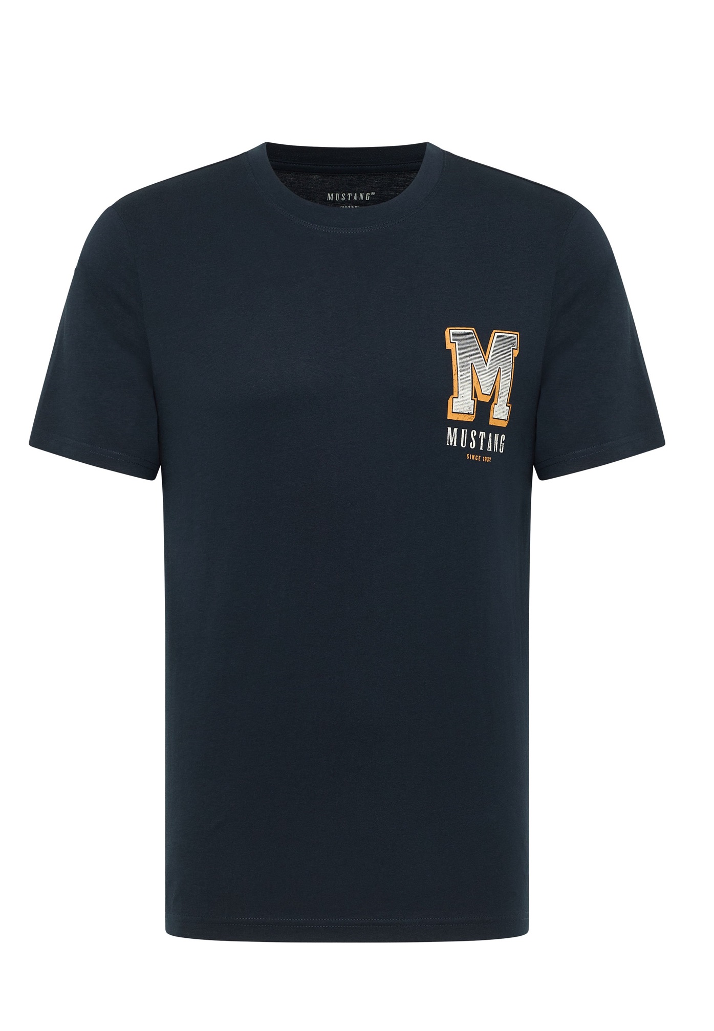 Mustang T-Shirt print - blau
