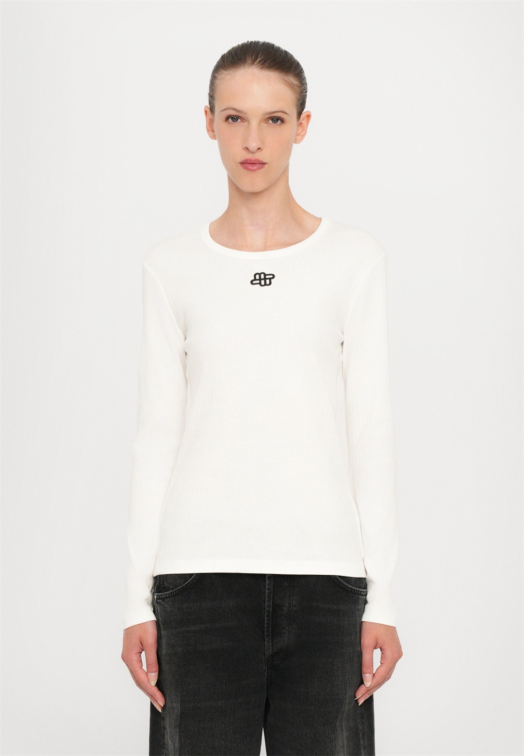 MUNTHE POTE - Langarmshirt - white/weiß