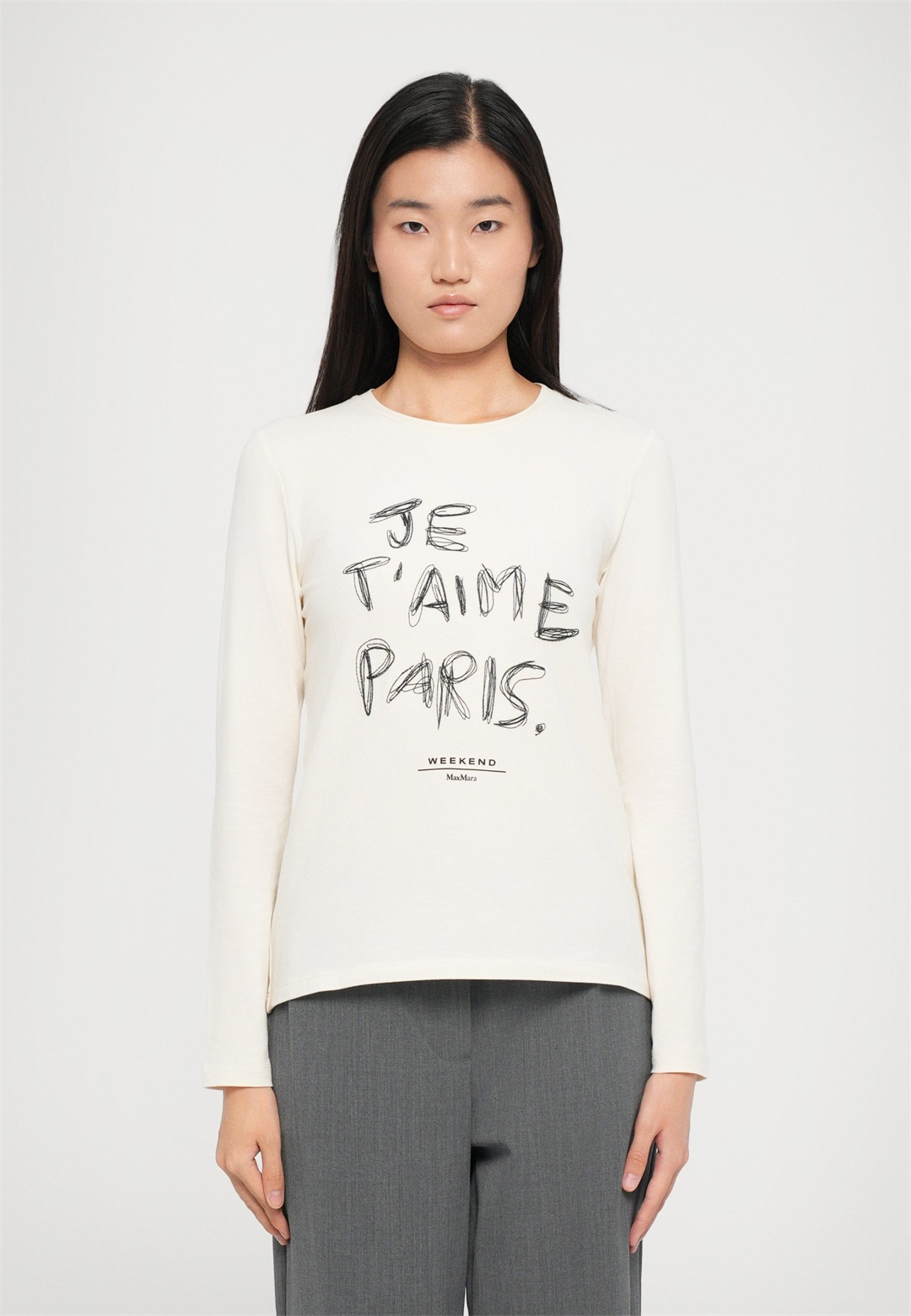 WEEKEND MaxMara RENOIR - Langarmshirt - ecru/offwhite