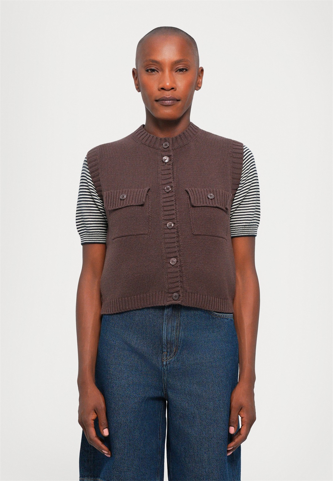 WEEKEND MaxMara CAPRARA - Weste - cioccolato/braun