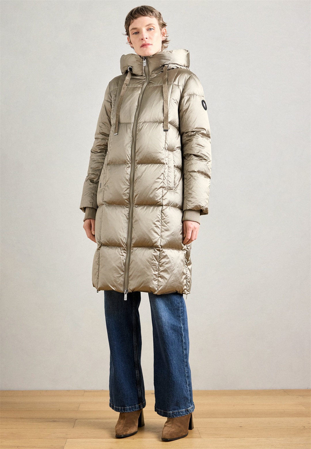 Mos Mosh JACKET - Daunenmantel - brindle/beige