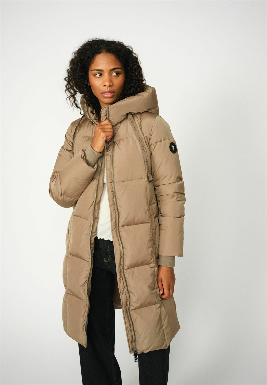 Mos Mosh NOVA SQUARE - Daunenmantel - brindle/braun