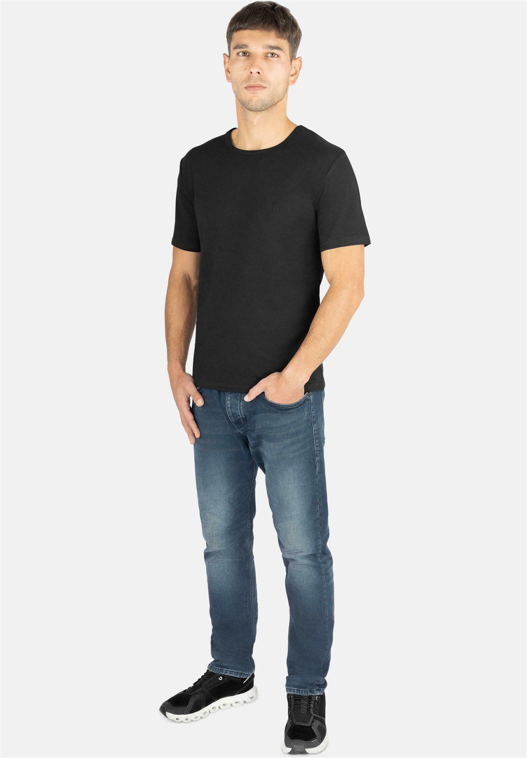 Normani 2 PACK - T-Shirt basic - schwarz