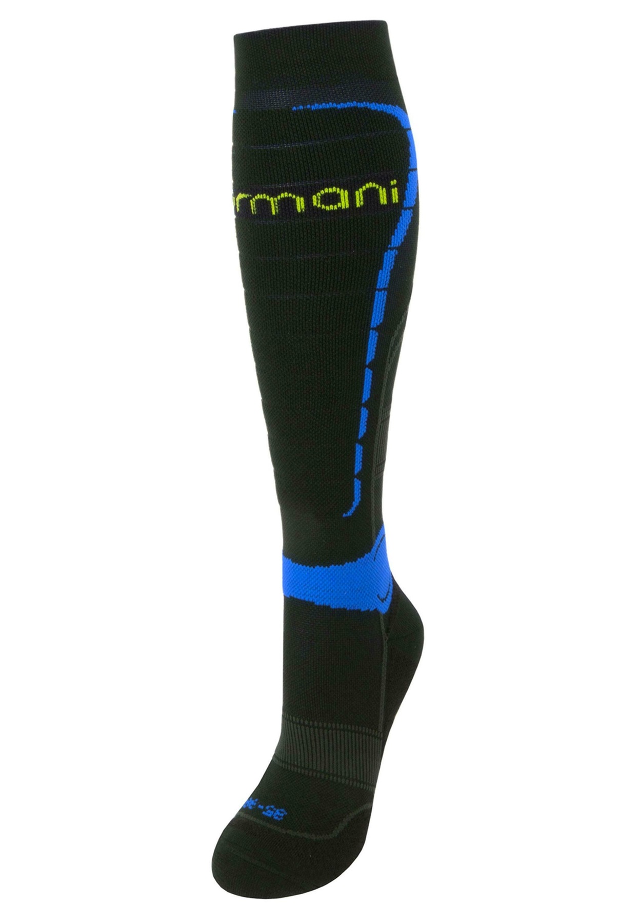 Normani COMPRESSION KNEE STYLE - Kniestrümpfe - schwarz/blau/schwarz