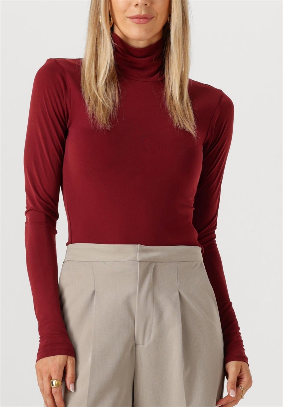 Notre-V Langarmshirt - burgundy/bordeaux