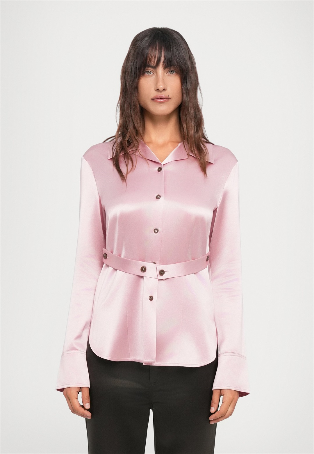 Nanushka NATHALIE - Hemdbluse - pastel pink/pink
