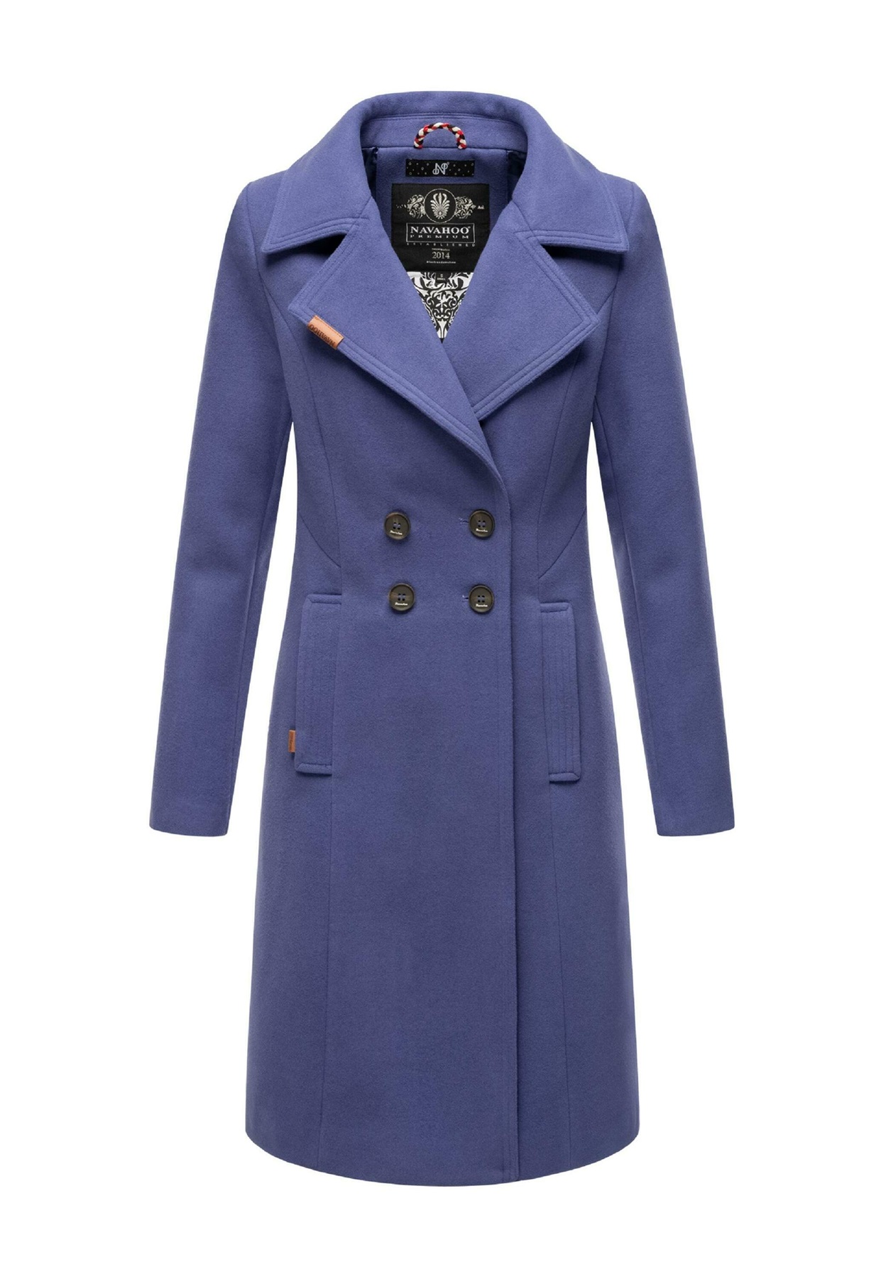 Navahoo Klassischer Mantel - blue violet/lila