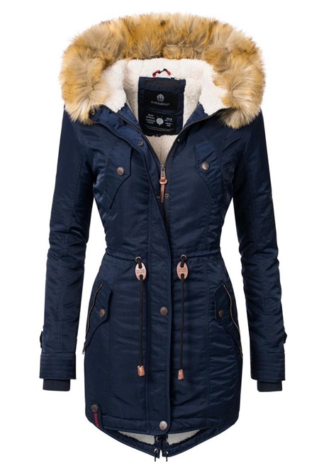 Navahoo LA VIVA - Wintermantel - blue/blau