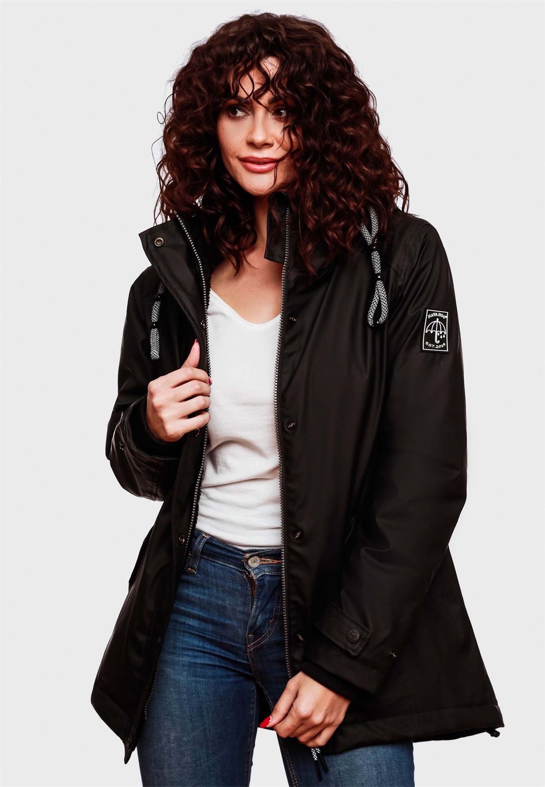 Navahoo LINDRAA - Winterjacke - black/schwarz
