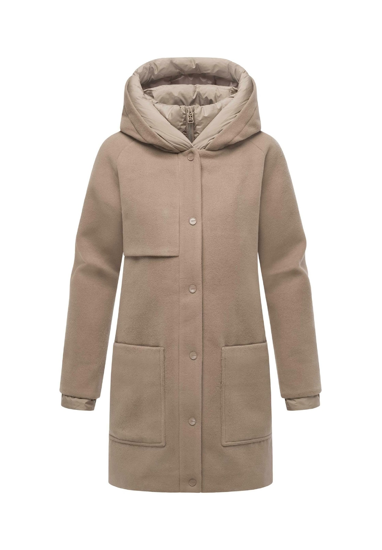 Navahoo FLAUSCHWUNDER - Wintermantel - taupe grey/taupe