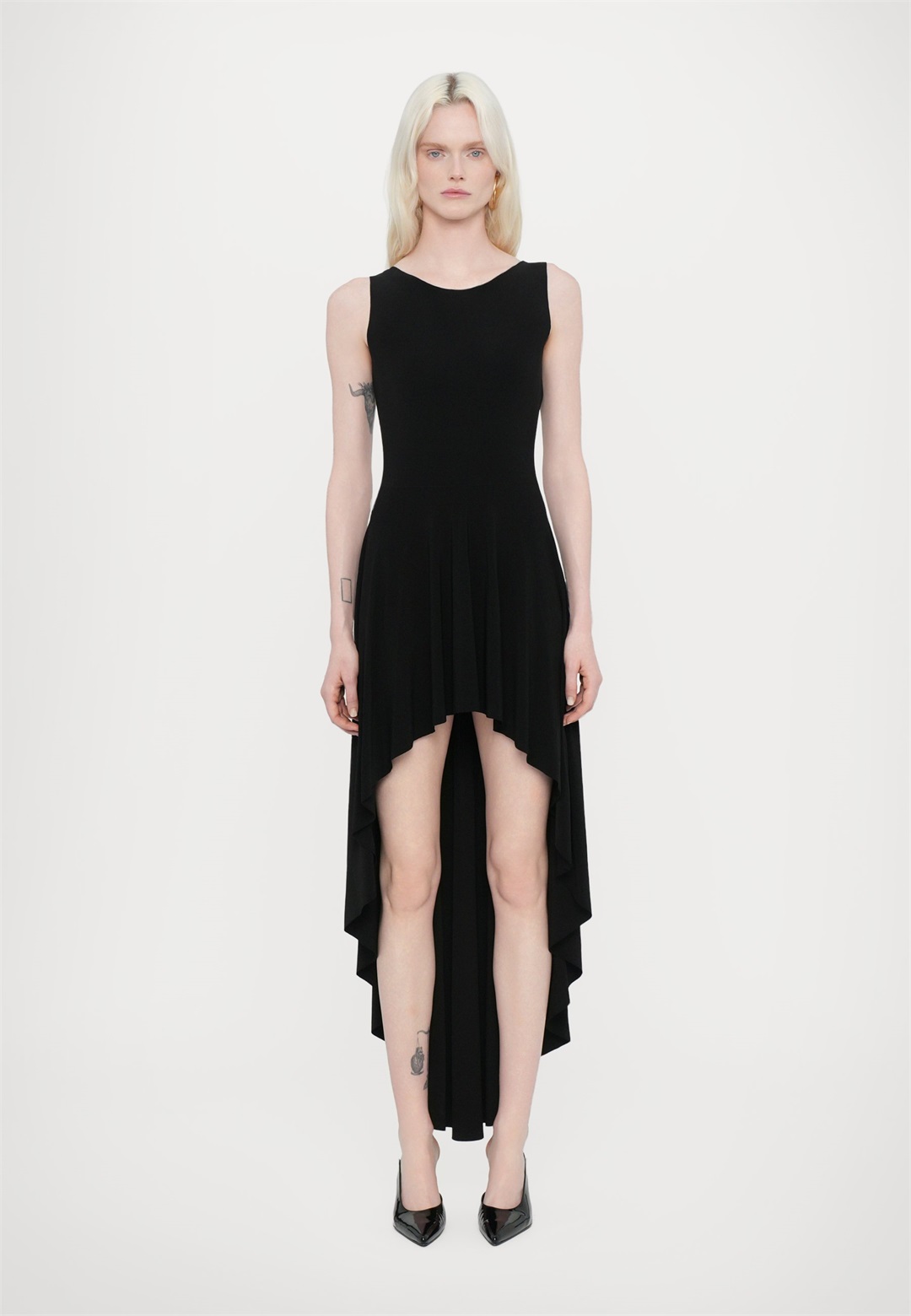 Norma Kamali HI LOW SLEEVELESS GOWN - Ballkleid - black/schwarz