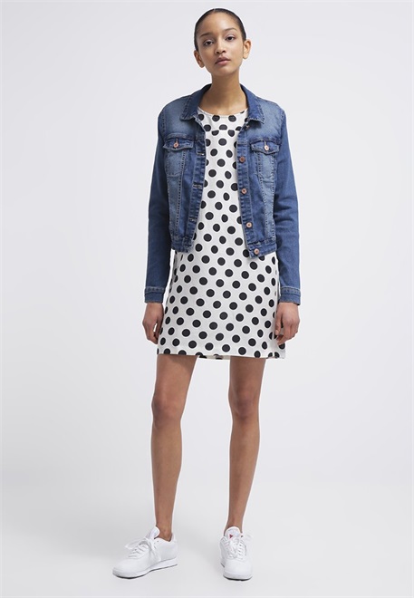 Noisy May NMDEBRA - Jeansjacke - medium blue denim/blue denim