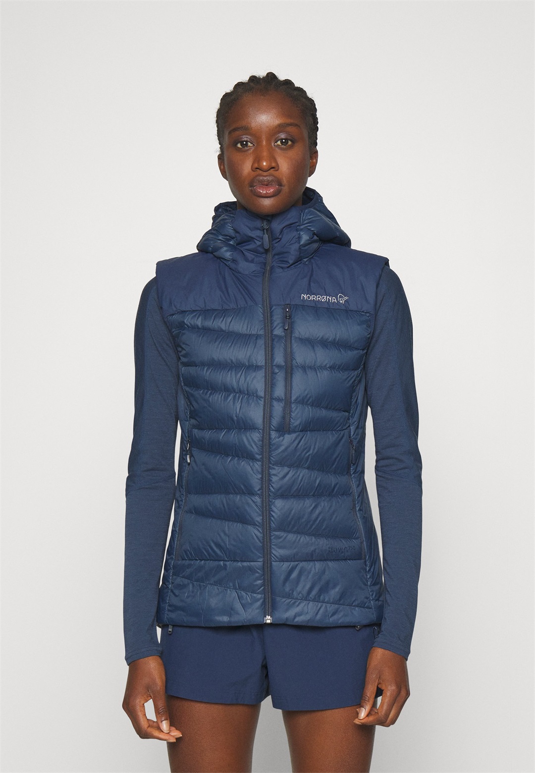 Norrøna FALKETIND DOWN750 VEST - Weste - indigo night/dunkelblau