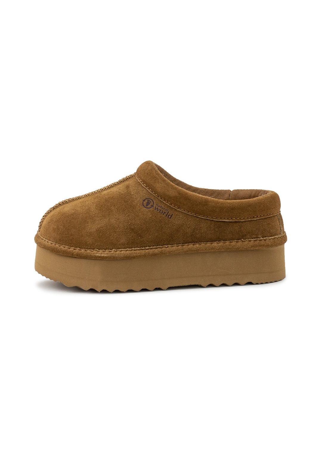 Natural World Pantolette hoch - camel