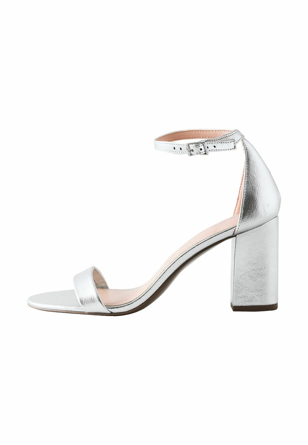 Next High Heel Sandalette - silver-coloured/silberfarben