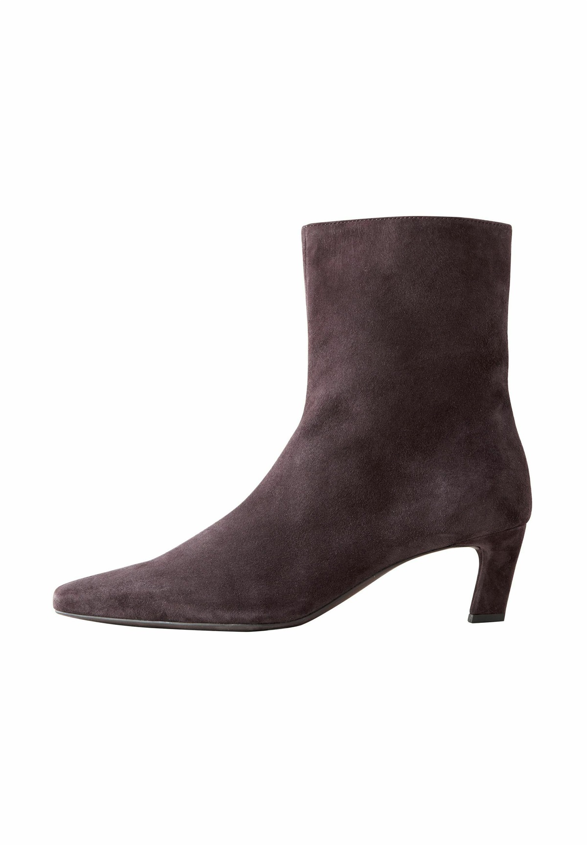 Next REGULAR FIT - FOREVER COMFORT CHISEL TOE - Stiefelette - new chocolate brown suede/braun meliert