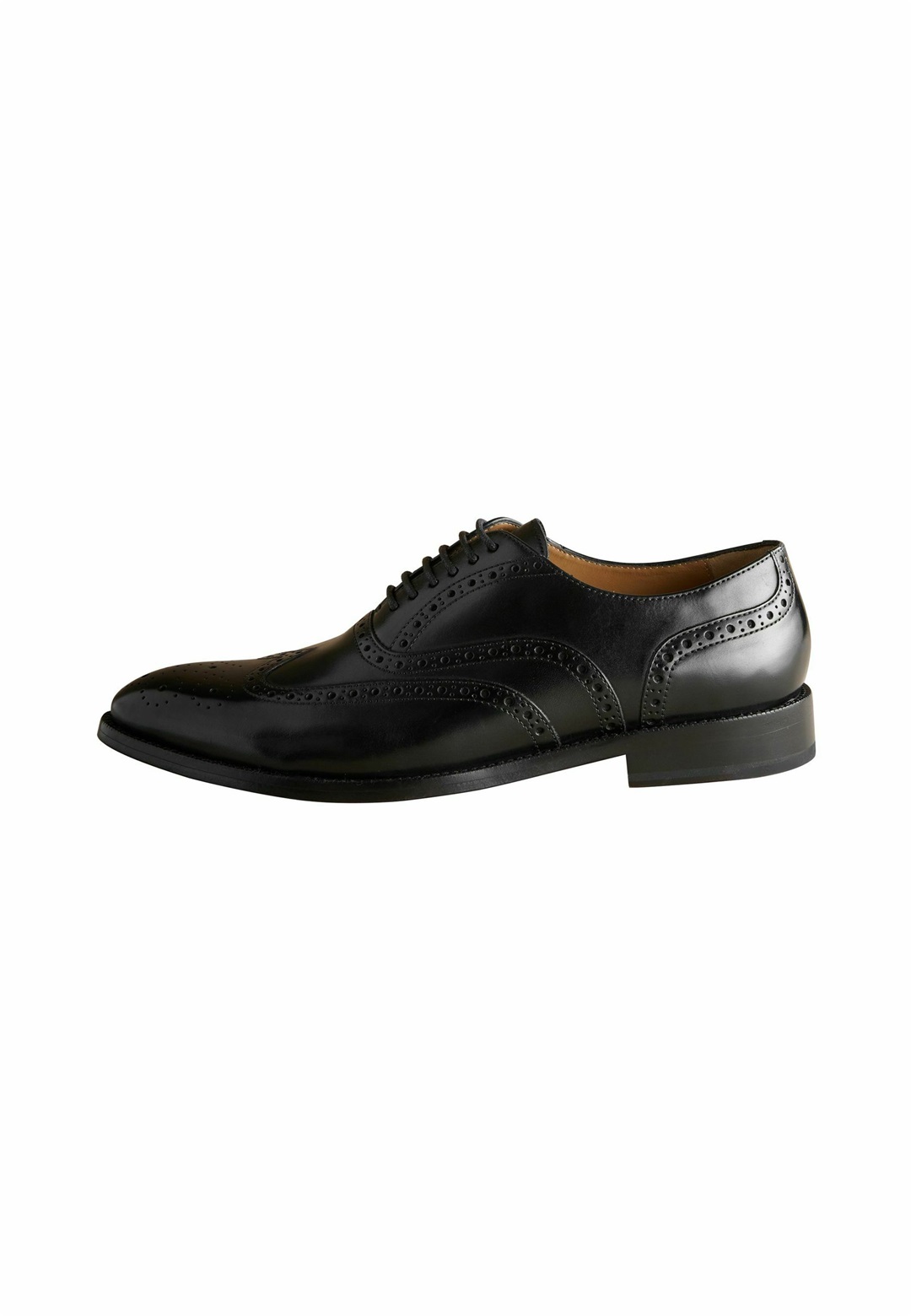 Next REGULAR FIT - SIGNATURE ITALIAN WINGCAP - Business-Schnürer - black/schwarz