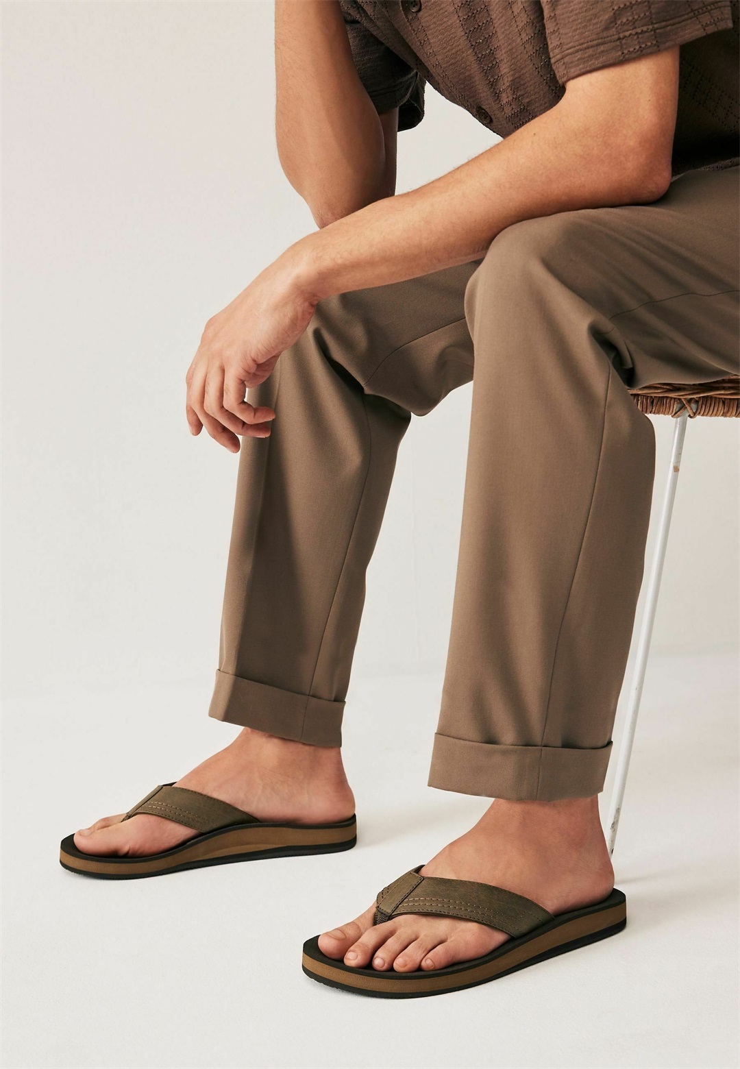Next MOTIONFLEX - REGULAR FIT - Zehentrenner - brown/braun