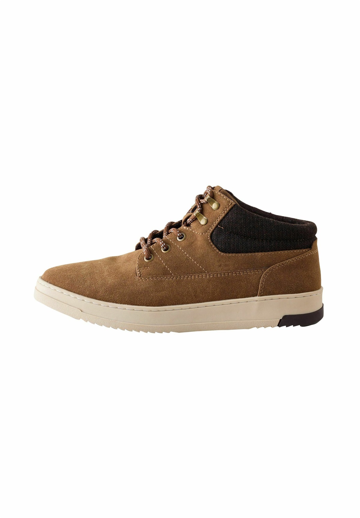 Next REGULAR FIT - COLLAR - Schnürstiefelette - tan brown/braun