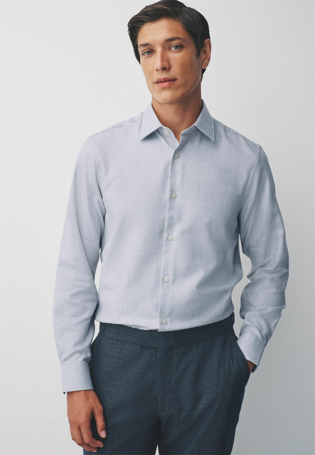 Next Hemd - grey/grau