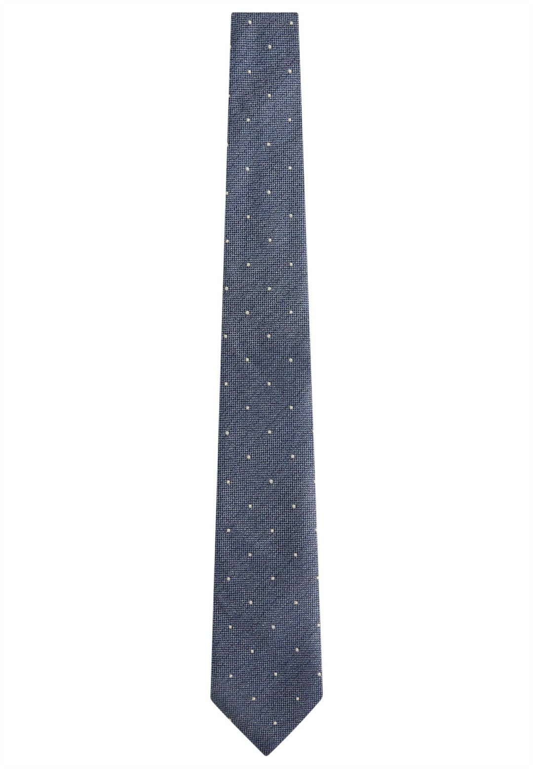 Next SIGNATURE MADE IN ITALY - Krawatte - steel blue neutral brown/dunkelblau