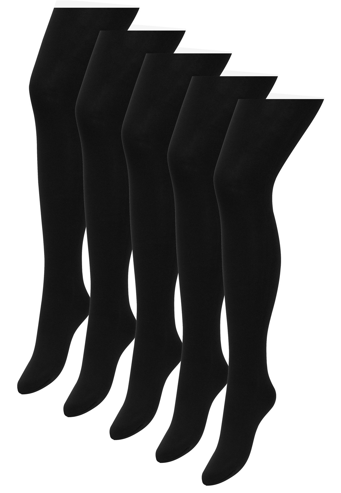 Next 5 PACK - Strumpfhose - black/schwarz