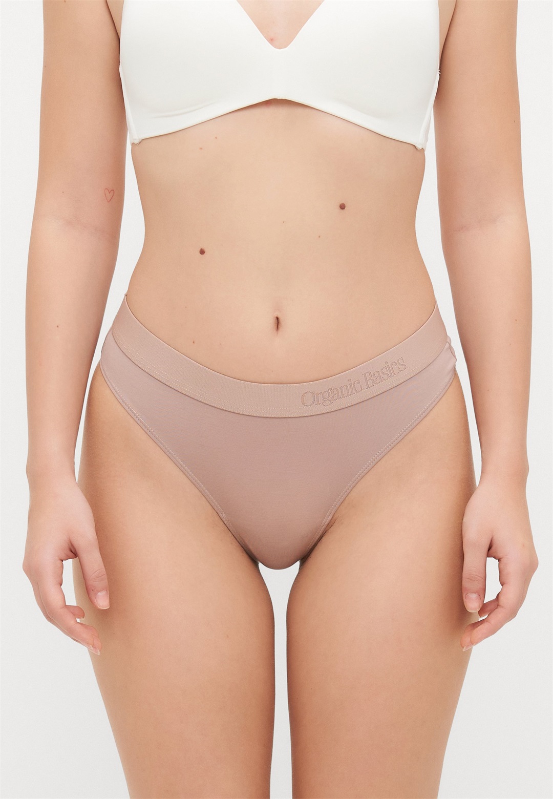 Organic Basics SOFT TOUCH THONG - String - dusty rose/pink