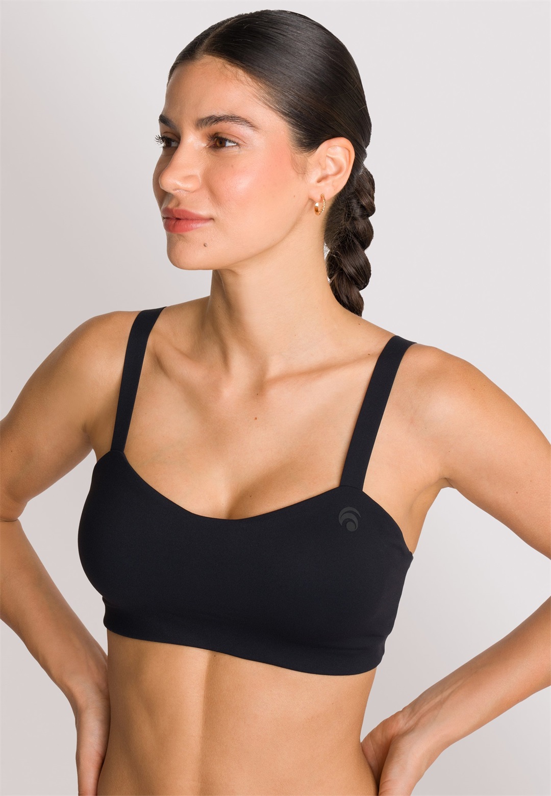 OCEANSAPART Sport-BH mit mittlerer Stützkraft - black/schwarz